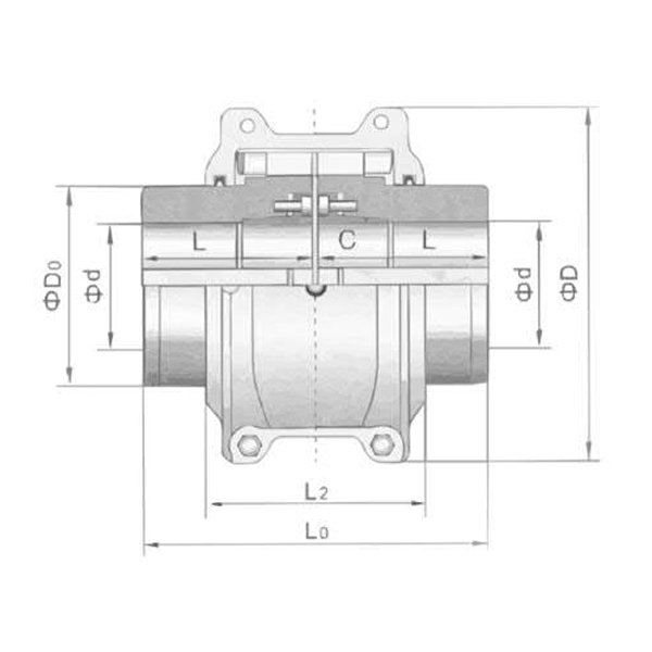 T05系列快速拆装型蛇形弹簧联轴器